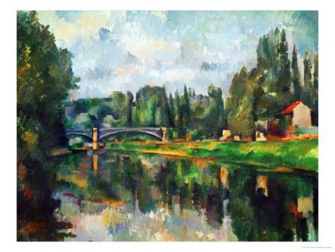 Paul Cezanne "Bridge Over Ther Marne at Creteil" Giclee: Revolutionary French Post-Impressionist painter Paul Cezanne’s rebellion against 19th century Impressionist conventions sparked the radical new world of 20th century modern art. Although he was ridi