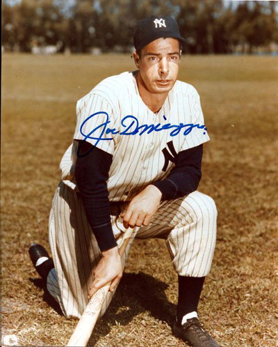 Joe DiMaggio 8x10: AU31255 Joe DiMaggio DiMaggio was born in Martinez, California, the eighth of nine children born to immigrants from Italy, Giuseppe (1872–1949) and Rosalia (Mercurio) DiMaggio (1878–1951). He was 