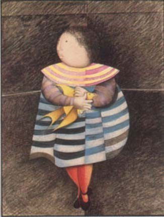 Graciela Rodo Boulanger "L'Oiseau Jaune".: "L'Oiseau Jaune" 25.5 X 19.5 lithograph by Graciela Rodo Boulanger