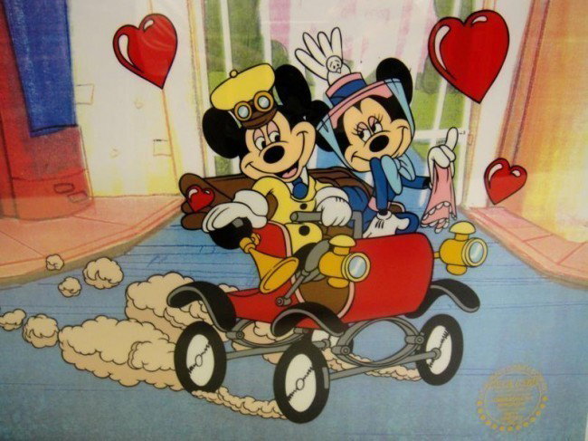 14'' x 11'' THE WALT DISNEY COMPANY MICKEY MOUSE 6: 14'' x 11'' THE WALT DISNEY COMPANY MICKEY MOUSE 60TH ANNIVERSARY LIMITED EDITION COMMEMORATIVE SERIGRAPH FROM ORIGINAL ""MIFTY NINETIES"" ART