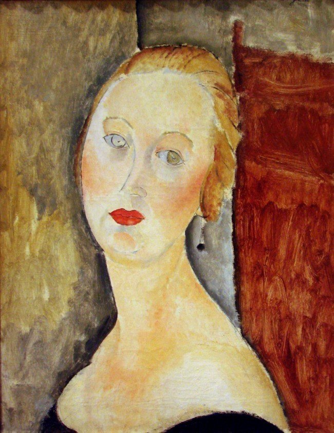Modigliani "portrait de Germaine Survage" Giclee o: I Amedeo Modigliani, one of the most popular artists of the 20th century, was born on July 12, 1884 into the family of Flaminio and Eugenia Modigliani, in Livorno (Leghorn), Tuscany.