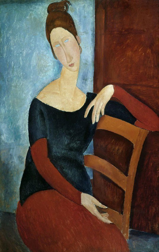Amedeo Modigliani " The Artist's Wife" Giclee on Pa: Amedeo Modigliani "" The Artist's Wife"".w270