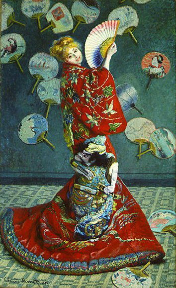 La Japonaise by Monet, 1876 Giclee Print.: Monet La Japonaise 1876.Comes with a certificate of authenticity. Comes unframed. In mint condition. size 12 x 14 in.