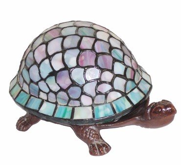 Tiffany Light Turtle Accent Lamp Bronze Finish: Manufacturer: Warehouse of Tiffanys Lighting Part Number: TN07B113 Product Description: Turtle Accent Lighting Category: Table Lamp Finish:Bronze Switch: in-line Dimensions: 4" Height x 8" Width Bulbs