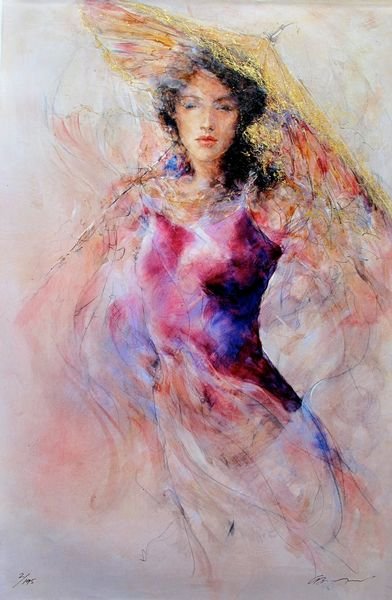 Gary Benfield AINE Hand Signed Limited Ed.: Gary Benfield AINE Hand Signed Limited Ed. GICLEE on Canvas. Comes with a certificate of authenticity.SIZE 31 X 21 IN.