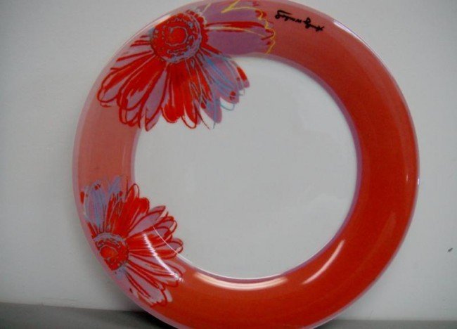 Authentic Erte Signed Rosen Thal Porcelain Plate: SIGNED PORCELAINE PLATE FROM ROSEN THAL