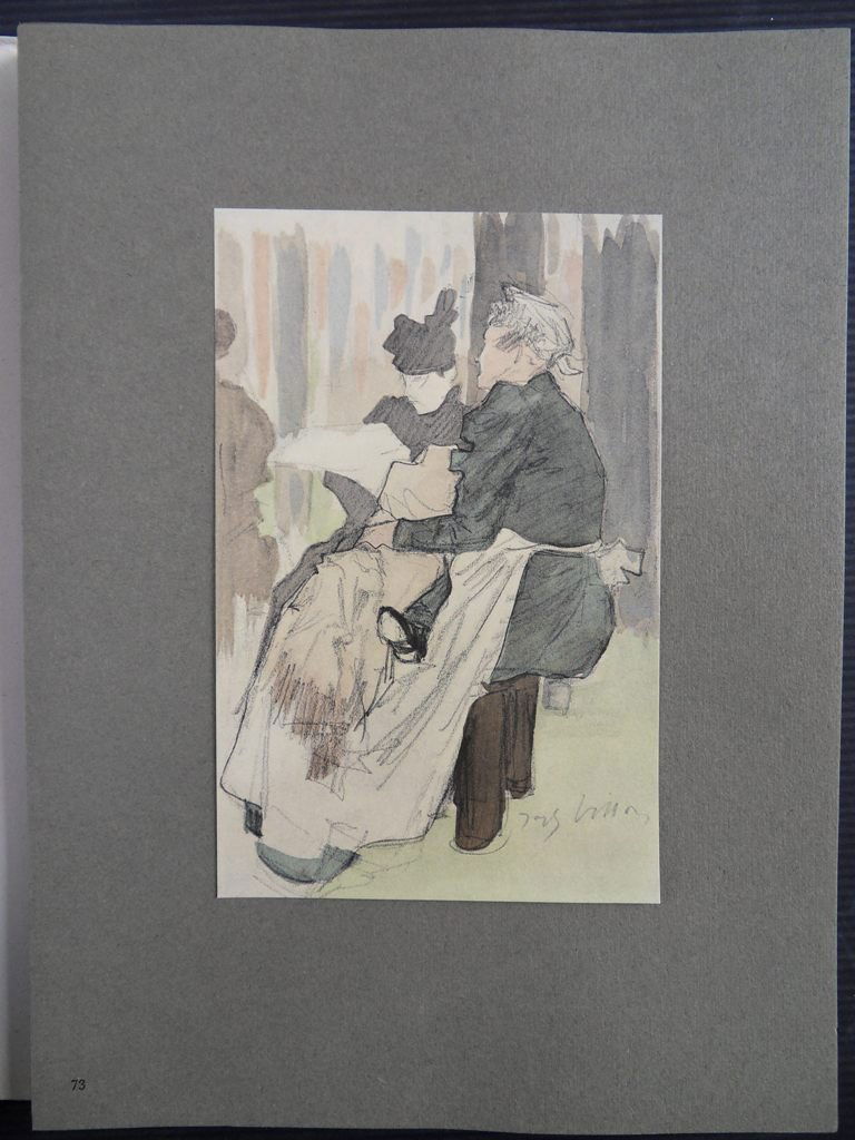 Jacques VILLON : "Damville" - LITHOGRAPHIE SIGNEE: Jacques VILLON : "Damville" - LITHOGRAPHIE SIGNEE #1959 TITRE : A Damville, Yvonne Duchamp TECHNIQUE : Lithographie et pochoir ANNEE : 1959 SIGNATURE : Signée dans la planche EDITION : Limitée, réa