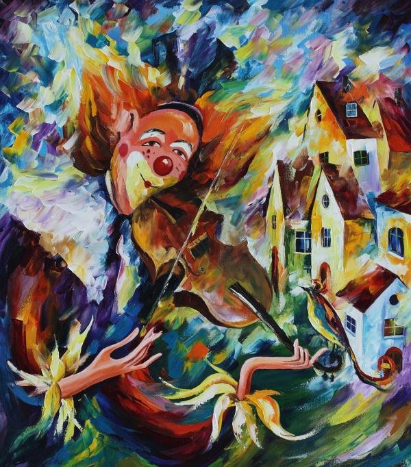 Leonid Afremov ''FUN ''Giclee on Canvas SIGNED.: Leonid Afremov ''FUN ''Canvas Prints. Comes with a certificate of authenticity. SIZE 20 X 22 IN. Edition 401/995. HAND SIGNED