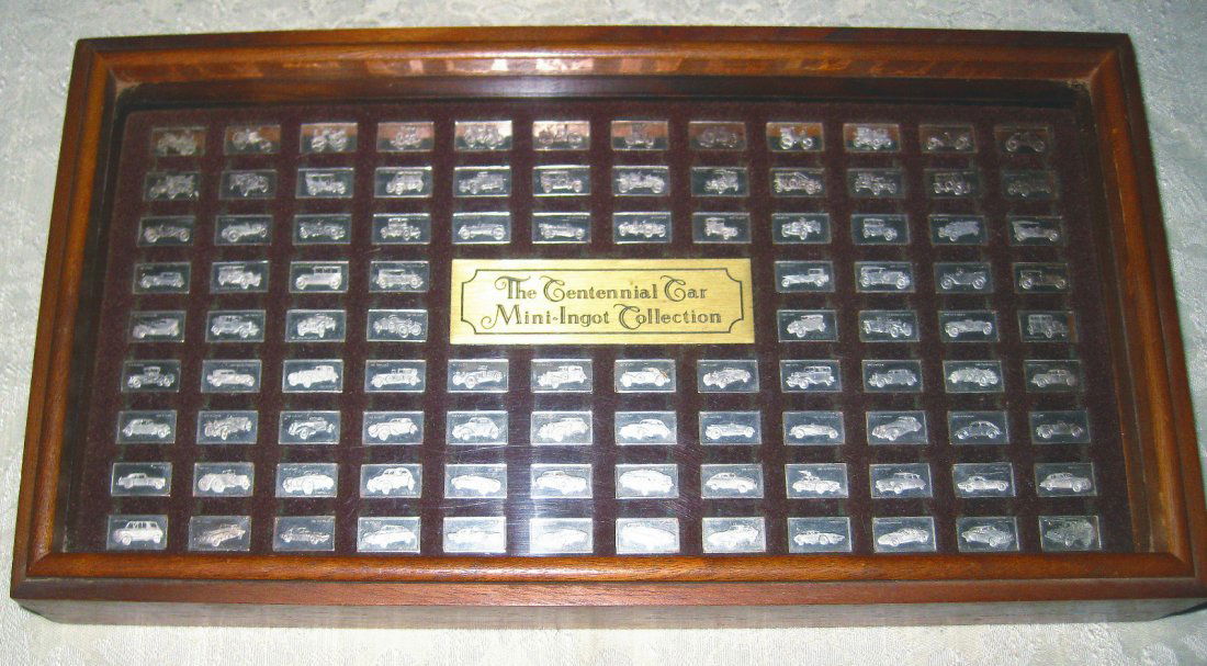 13B: Centennial Car Mini Ingot Collection Franklin MInt