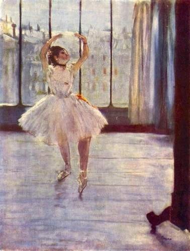 Edgar Degas "Dancer in the Photographer" Giclee o: Dancer in Front of a Window (Dancer at the Photographer's Studio) c.1874-77 Edgar Degas. size 12x16. with COA.