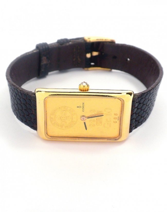 Original Corum 18KT Ladies Wristwatch 39.8 g: Please review the attached gemologist report for further relevant information