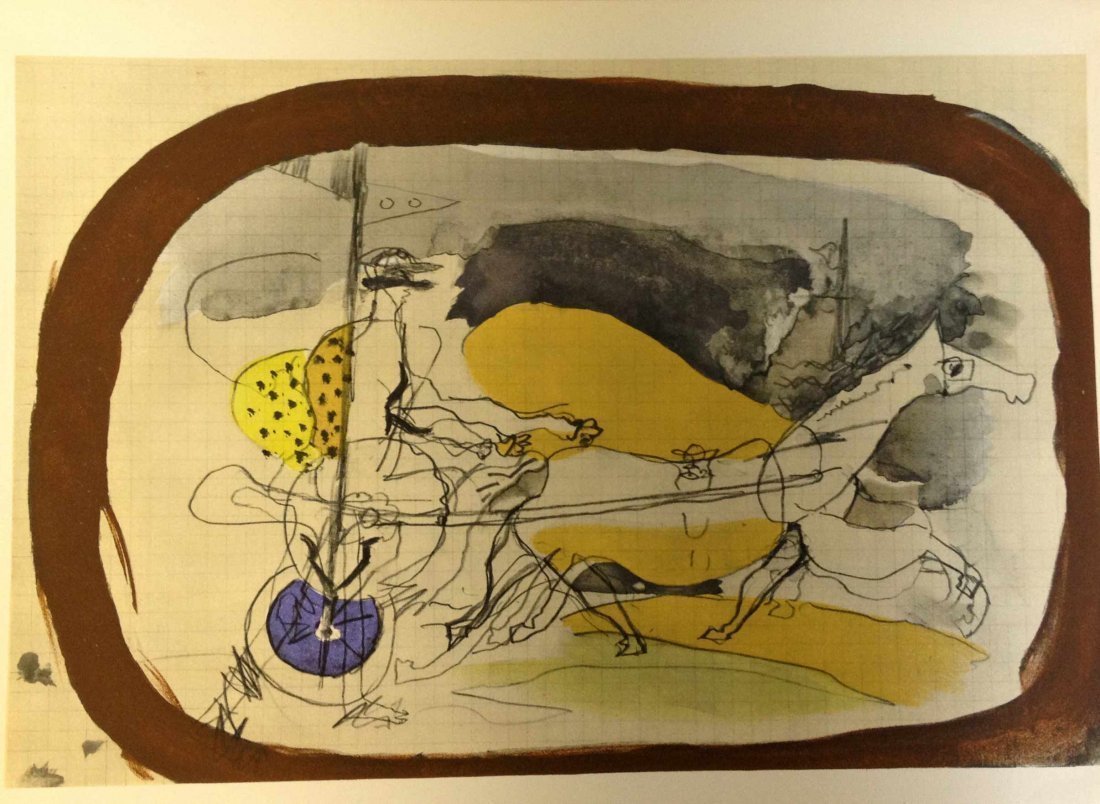 Georges Braque "Le jockey" Lithograph Plate Sign: Georges Braque "Le jockey". Type: Graphics Subject: Lithograph. Info 2: plate signed . Info 3: Edition verve. size : 10 x 13.5 inches.