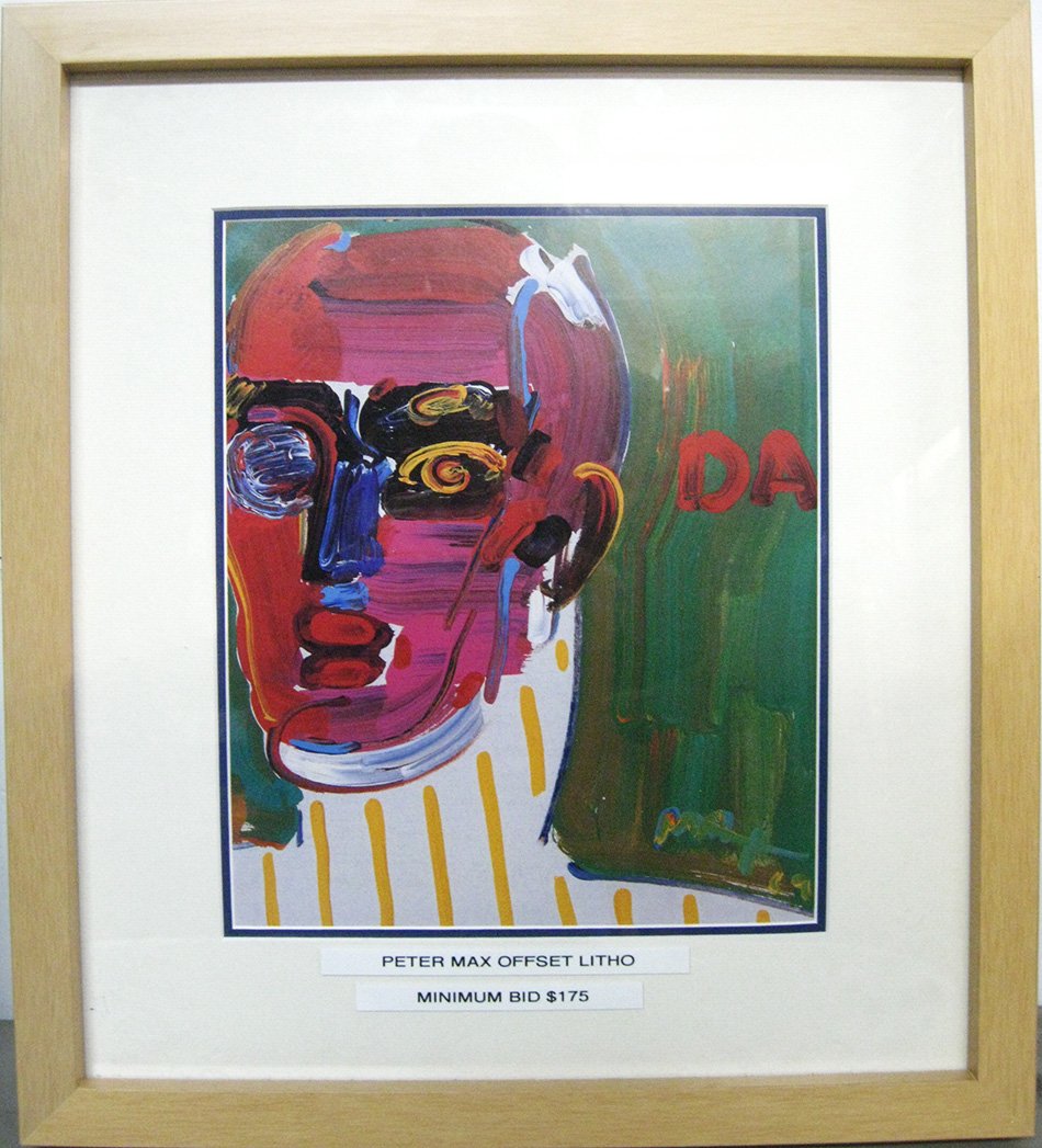 Peter Max ,Untitled: Peter Max ,Untitled, Offset lithograph sized 17 x 19 inches