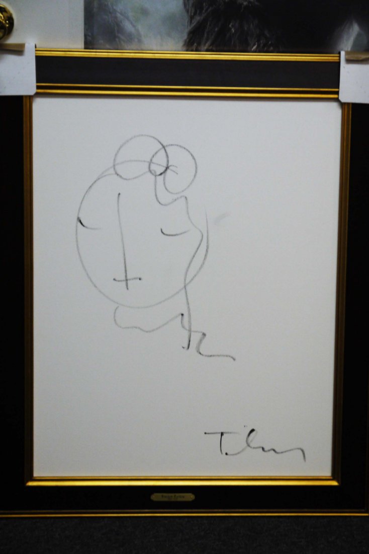 Original Itzchak Tarkay "Untitled" Oil on Canvas: Original Itzchak Trakay "Untitled" Oil on Canvas.Hand signed by Tarkay in 1989 COA comes from Perry logo Art Group who was Tarkay Publisher and comes from the Personal Collection of Dr. Israel Perry o