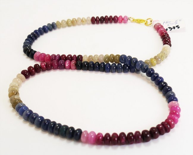 180.68 Colored Sapphire Necklace