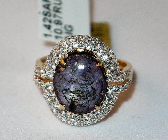12.39ct Ruby Silver Ring