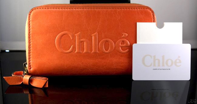 CHLOE Wallet: CHLOE Womens Peach Wallet 100% Authentic Comes with Card of Authentication Retails @ $525.00 W601