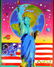 Peter Max "Peace on Earth" W3709 - 2
