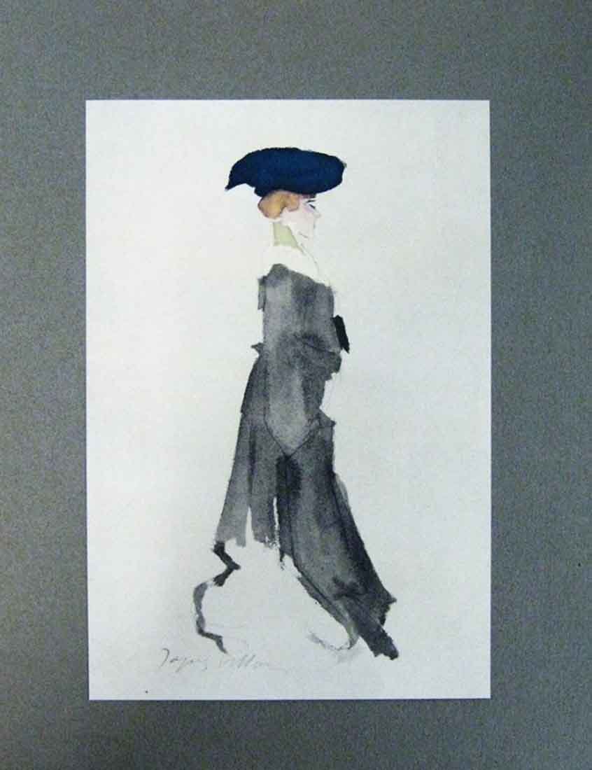 Jacques Villon" Femme DeProfil" W301: Jacques Villon" Femme DeProfil" the medium is lithograph with signed in plate and the paper size 9.5" X 12.5" comes with Certificate of Authentication. W301