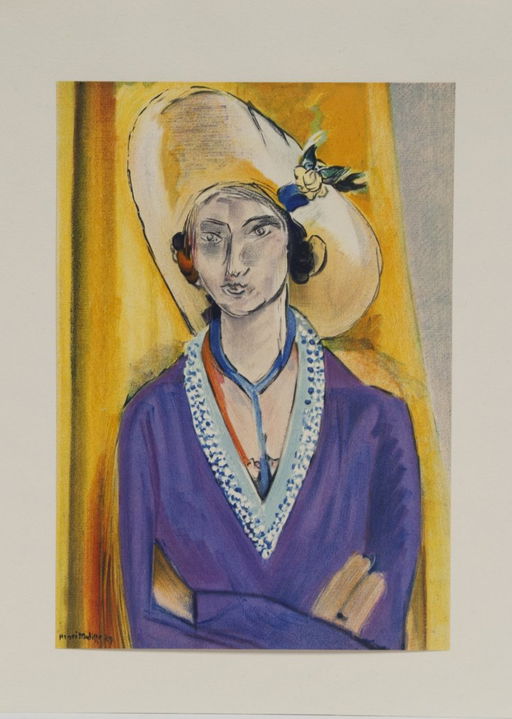 Henri Matisse Femme Au Chapeau Jaune W257 Feb 01 14 Windsor Auctions Live In Ca Henri Matisse Femme Au Chapeau Jaune W257 Feb 01 14 Windsor Auctions Live In Ca