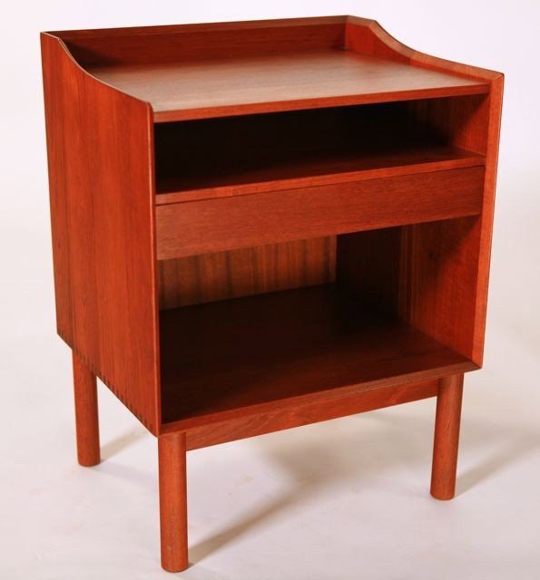 Peter Hvidt - Night Stand: Designer: Peter Hvidt Item: Night Stand Mfg.: France & Sons Description: Solid Teak Unit: 1 Dim. Exactly: (L x W x H"): 19 x 15 x 25" Circa: 1959