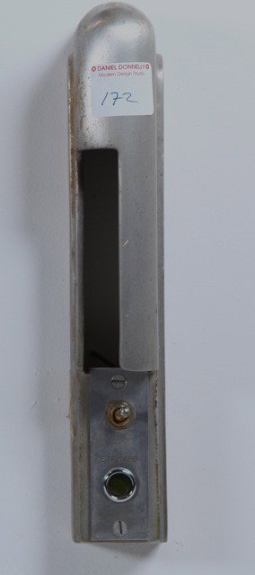 Gibbs/Cox - Wall Mounted Steward/Stewardess Call L: Designer: Anonymous Item: Wall Mounted Steward/Stewardess Call Light Mfg.: The Simes Company Description: Cast Aluminum Unit: 1 Dim. Exactly: (L x W x H"): 2.25" x 3" x 13"h Circa: 1