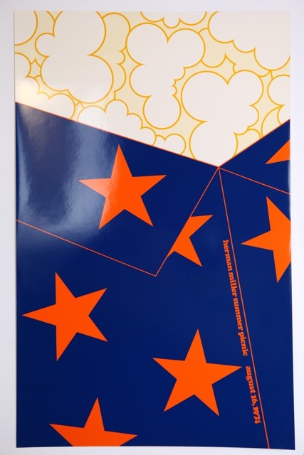 Steve Frykholm - Herman MIller Company Poster: Designer: Steve Frykholm Item: Herman MIller Company Poster Mfg.: Herman Miller Corp Description: Poster for Annual Herman Miller Company Summer Picnic Unit: 1 Dim. Exactly: (L x W x H"): 26.5