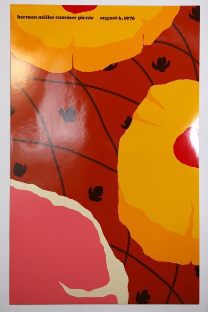 Steve Frykholm - Herman MIller Company Poster: Designer: Steve Frykholm Item: Herman MIller Company Poster Mfg.: Herman Miller Corp Description: Poster for Annual Herman Miller Company Summer Picnic Unit: 1 Dim. Exactly: (L x W x H"): 26.5