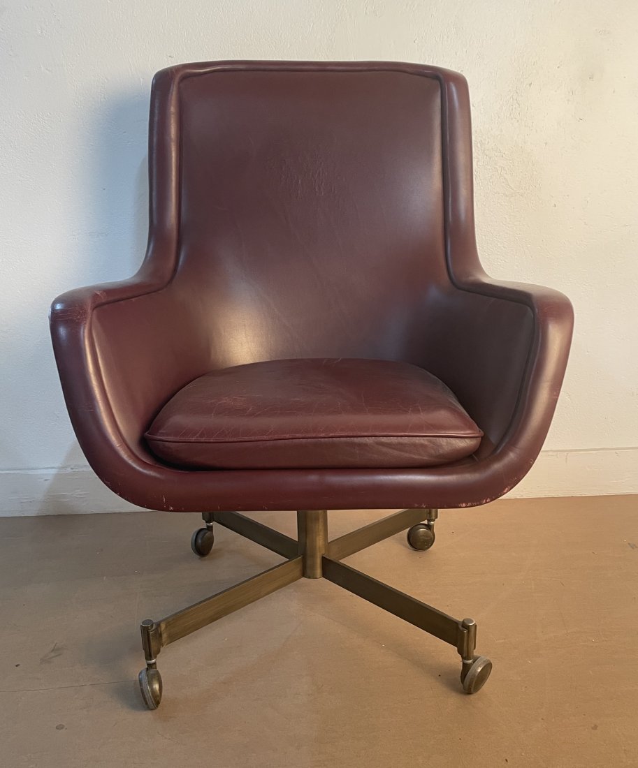 Ward Bennett Style Office Chair (1 of 6)