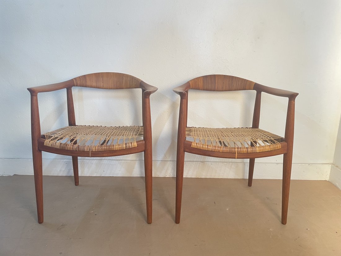 Hans Wegner JH-501 Armchairs for Johannes Hansen (1 of 5)