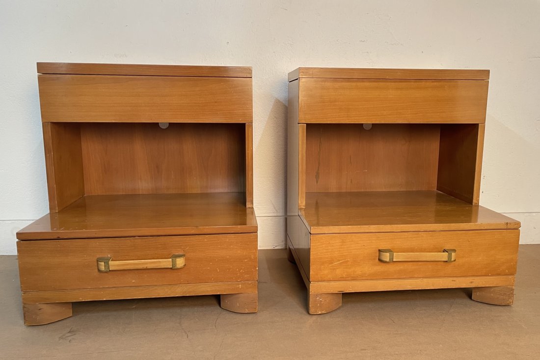 John Widdicomb Nightstands Labeled - Pair (1 of 5)