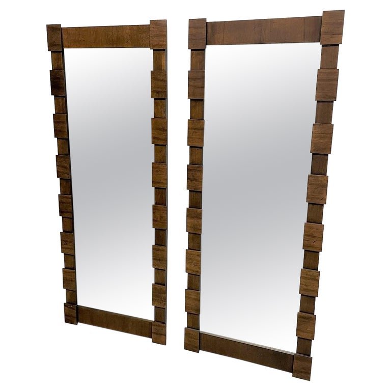 Mid Century Modern Mirrors Pair (1 of 4)