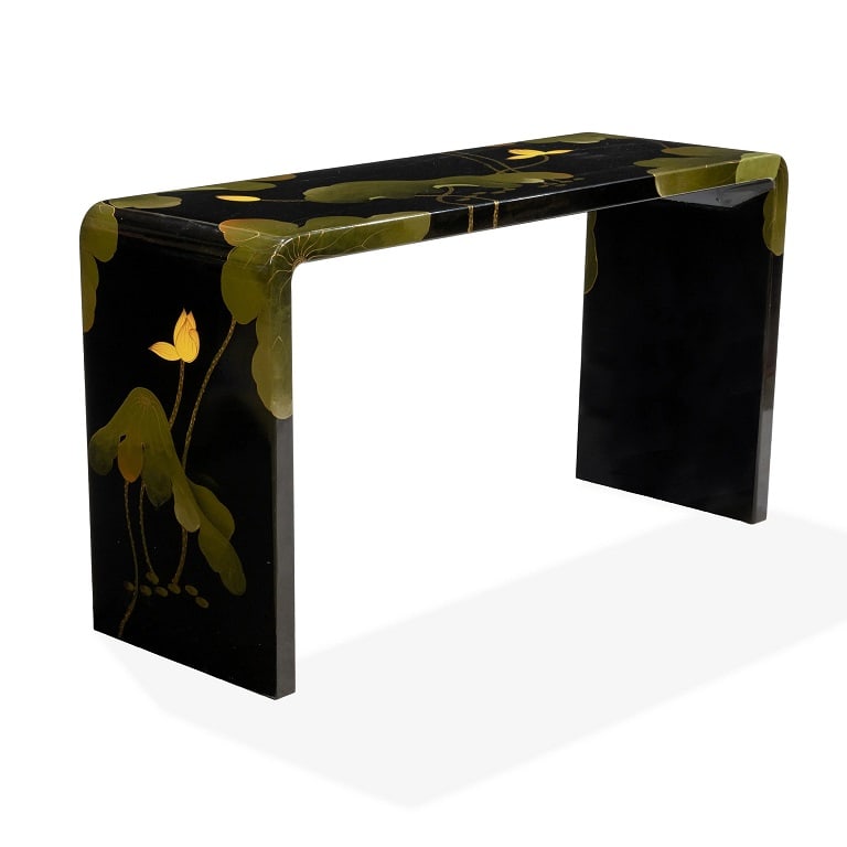Asian Modern Lacquered Console (1 of 3)