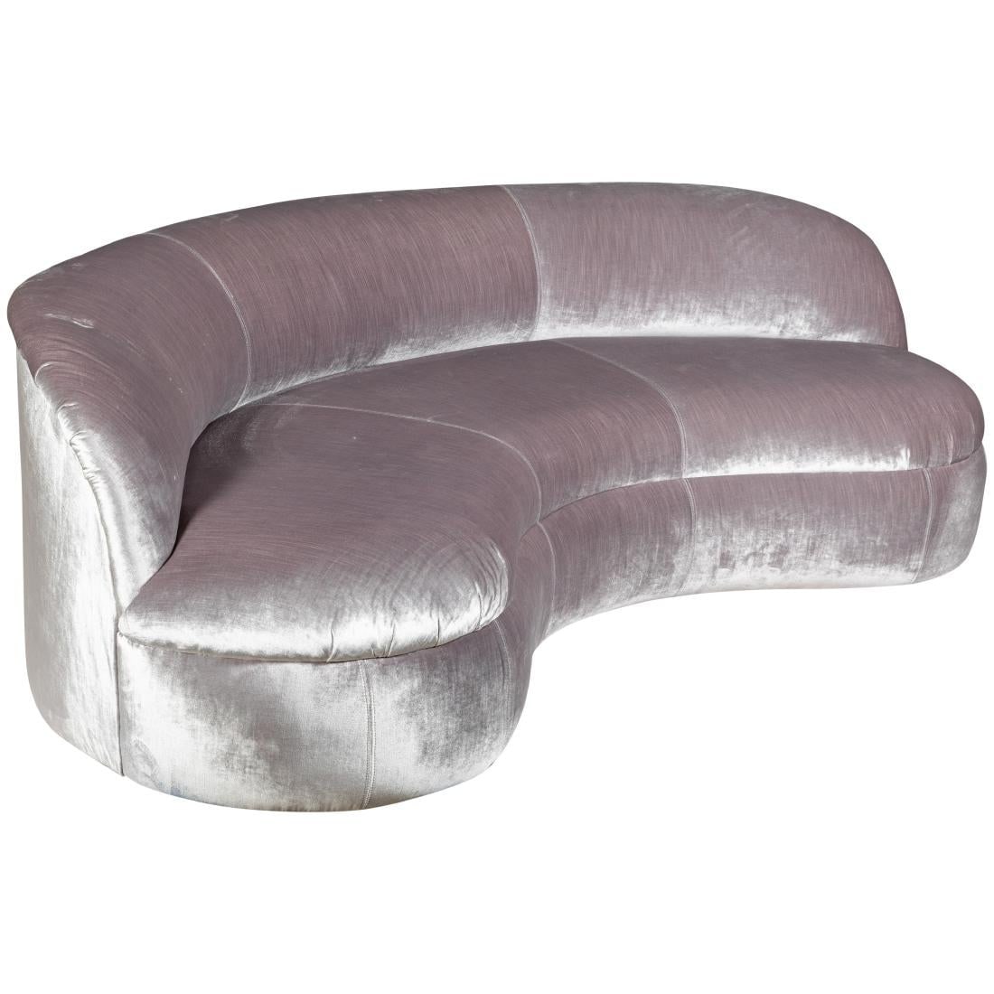 Kagan Style Curved Sofa #2 (1 of 3)