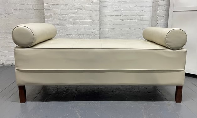 Mid-Century Modern Tufted Bench (1 of 1)