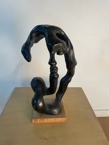 Ceramic Face Sculpture