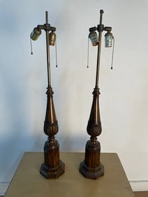 Painted Wooden Lamps