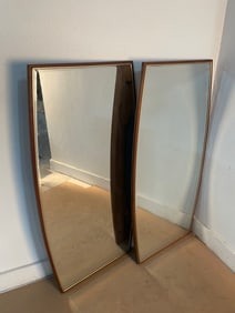 Walnut Mirrors - Pair