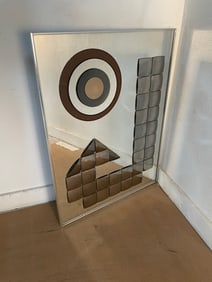 1970s Bullseye Mirror