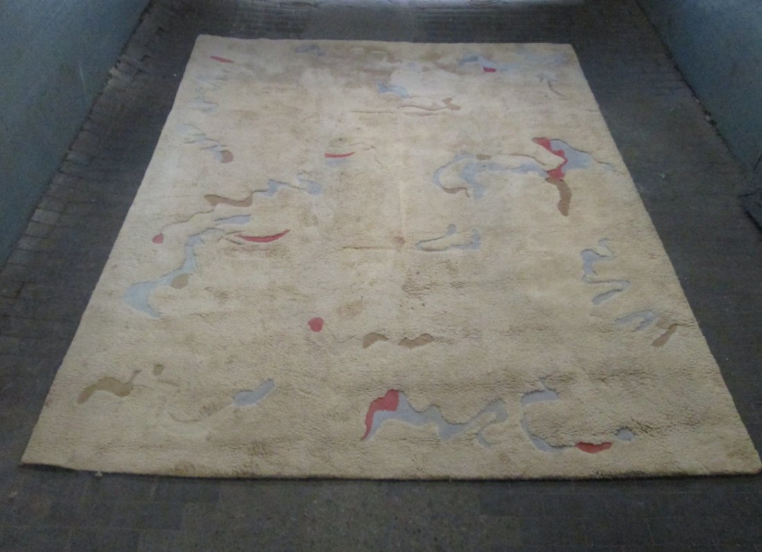 Large Edward Fields Rug 11ft x 15ft: Wool rug with abstract patterns.