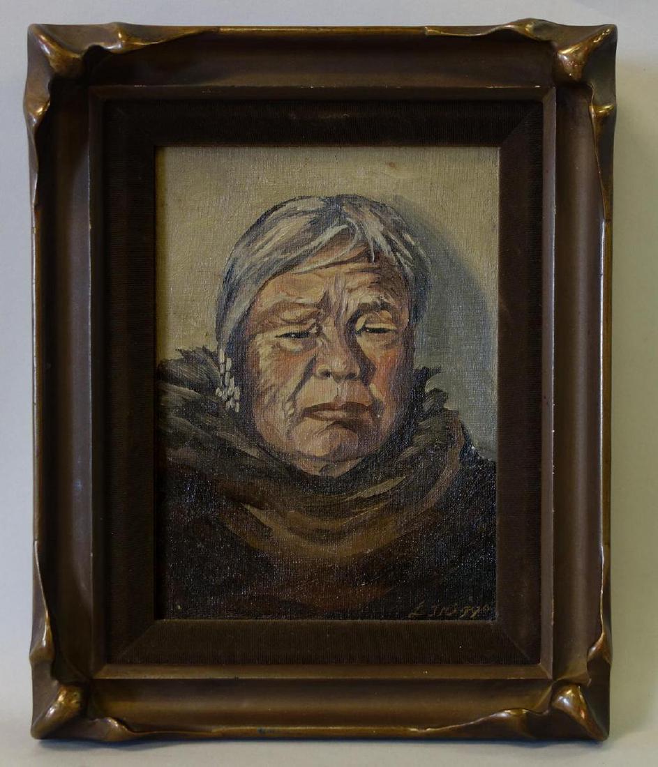 L. Triggs, Portrait of Sevuokuk Yupik Inuit Eskimo (1 of 4)