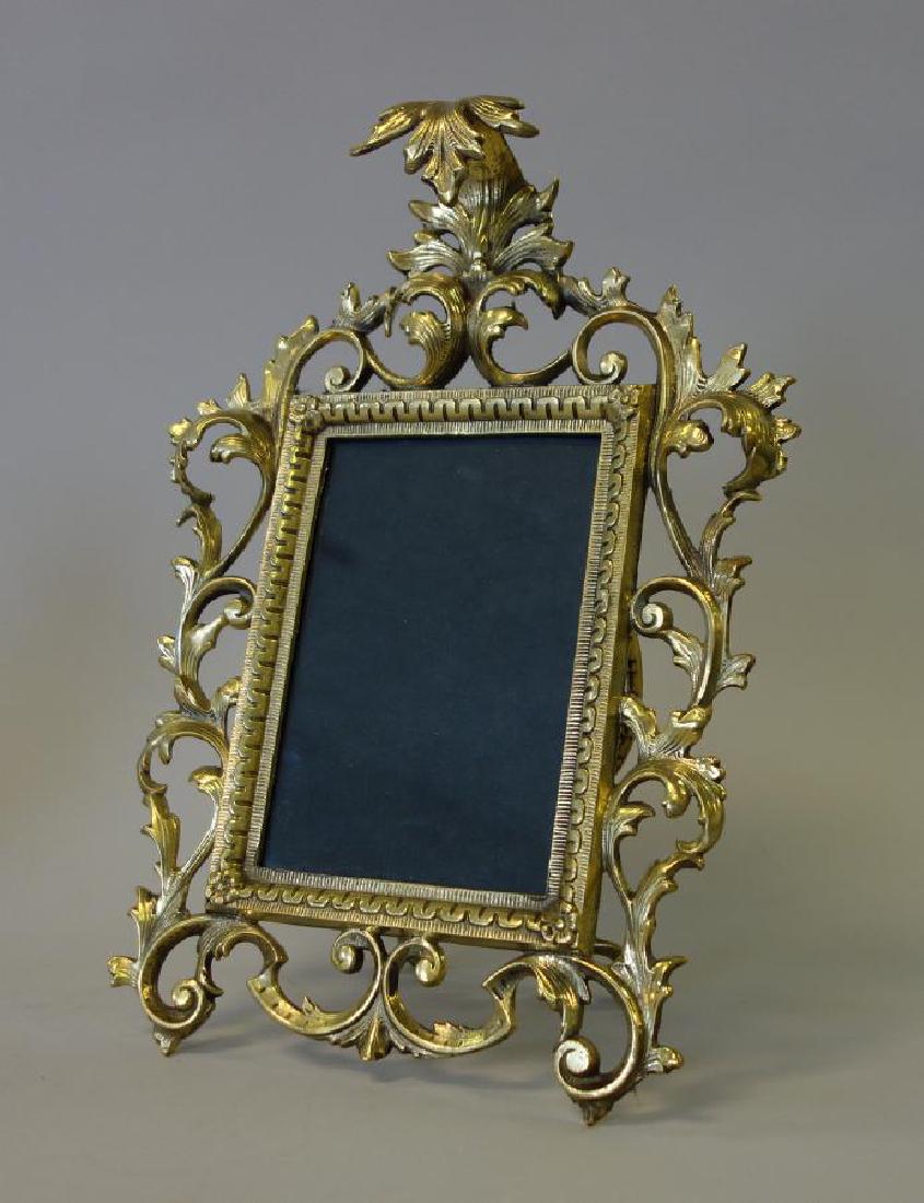 Antique Gilded Brass Photo Frame (1 of 3)