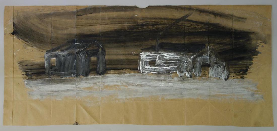 Jay Steensma (WA, 1941-1994) Houses - Paper Bag (1 of 2)