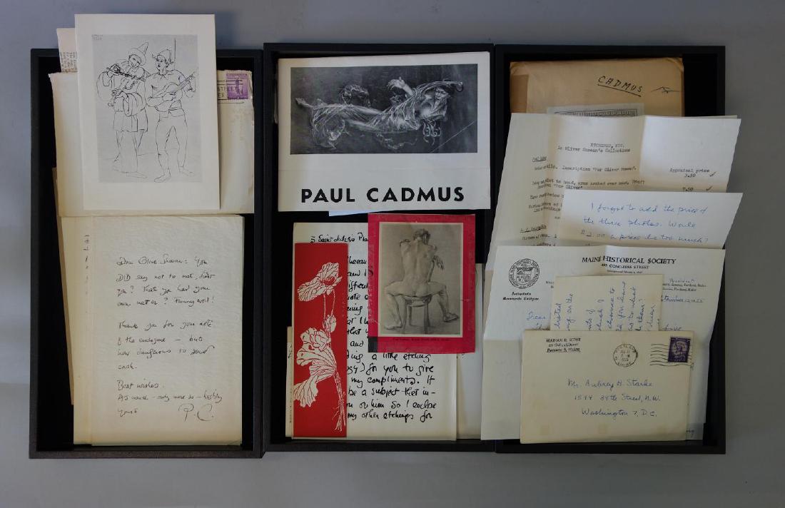 Paul Cadmus Rare Personal Letters to Oliver Sheean (1 of 10)