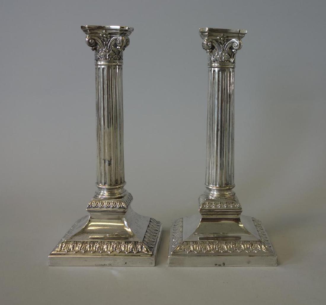 German 800 Silver Purity Candlesticks, Eichert (1 of 1)