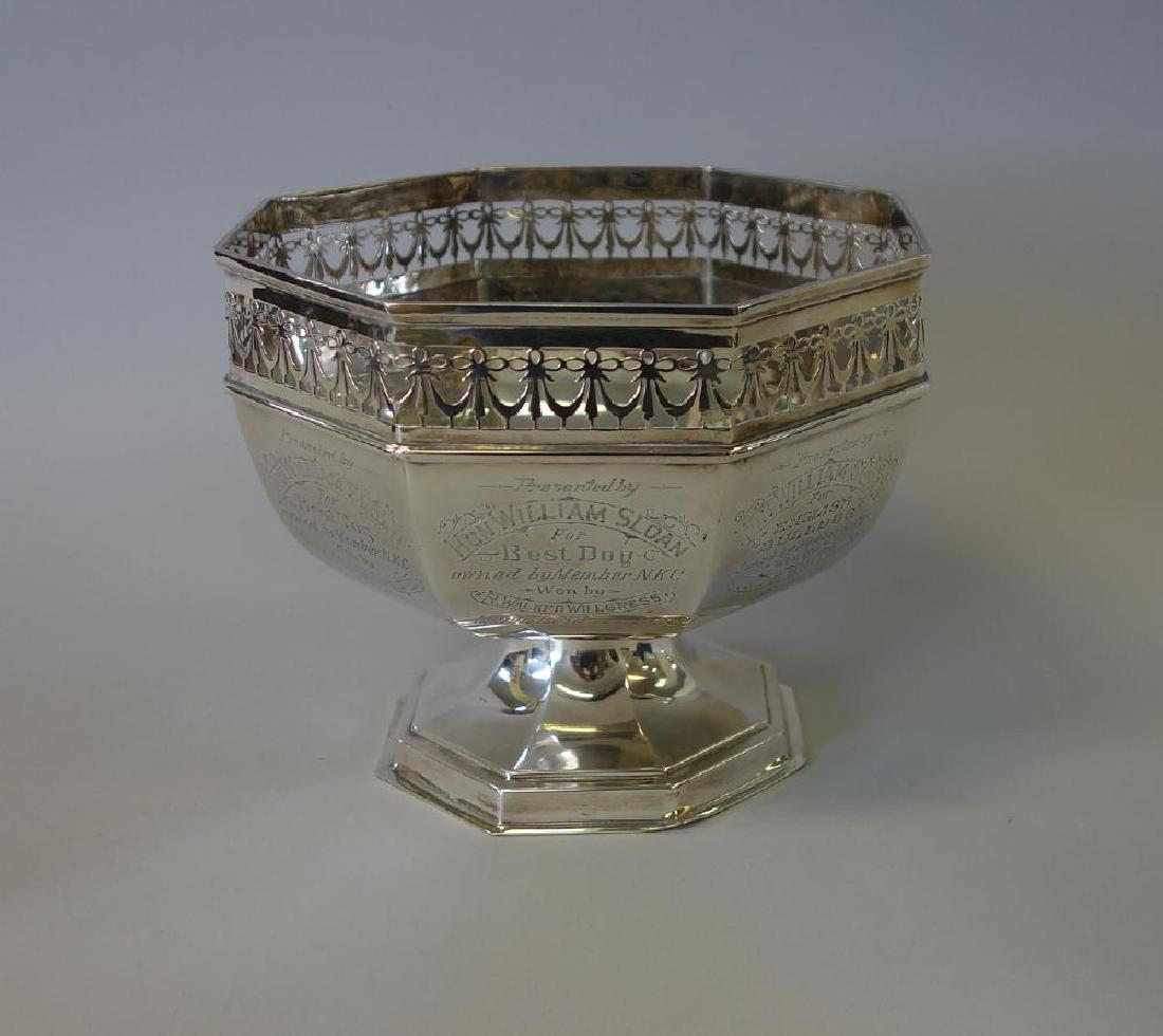 Silver Dog Trophy Presentation Bowl, 1919-1921 (1 of 5)