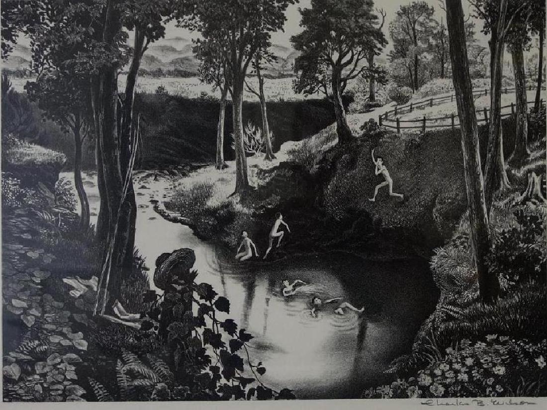 Charles Banks Wilson (1918-2013) The Swimming Hole (1 of 5)