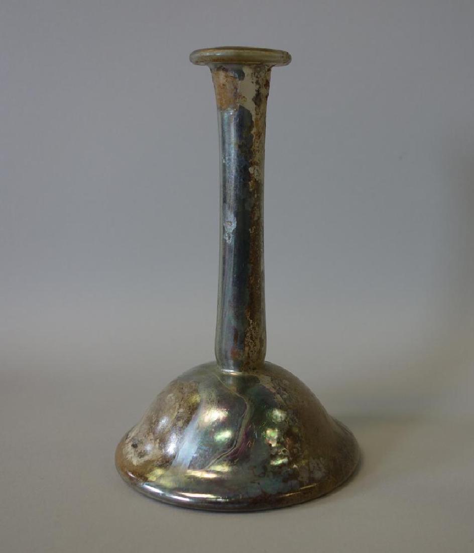Ancient Roman Glass Vessel Translucent Iridescence (1 of 4)