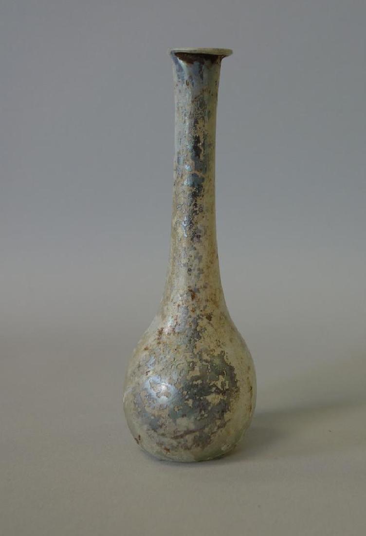 Ancient Roman Glass Vessel, Slender Formed (1 of 5)