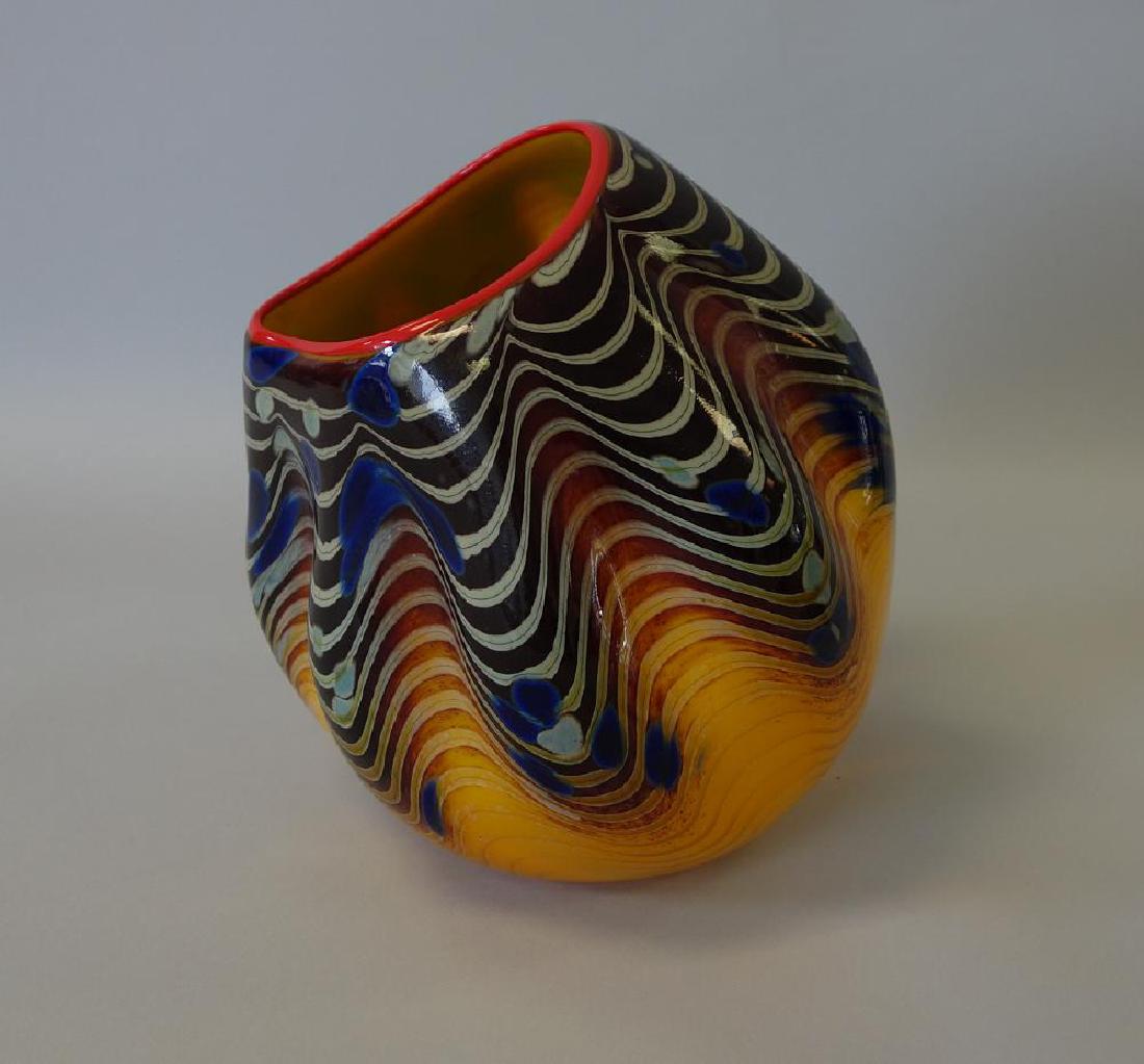 Dale Chihuly, Cinnamon Macchia Glass Vessel (1 of 6)